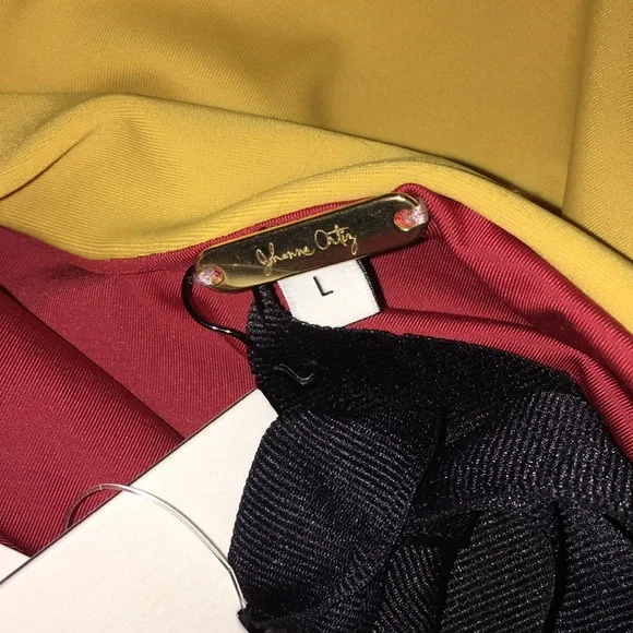 Johanna Ortiz Une Coquillage High-Waist Bikini Bottom in Marigold - Picture 8 of 13